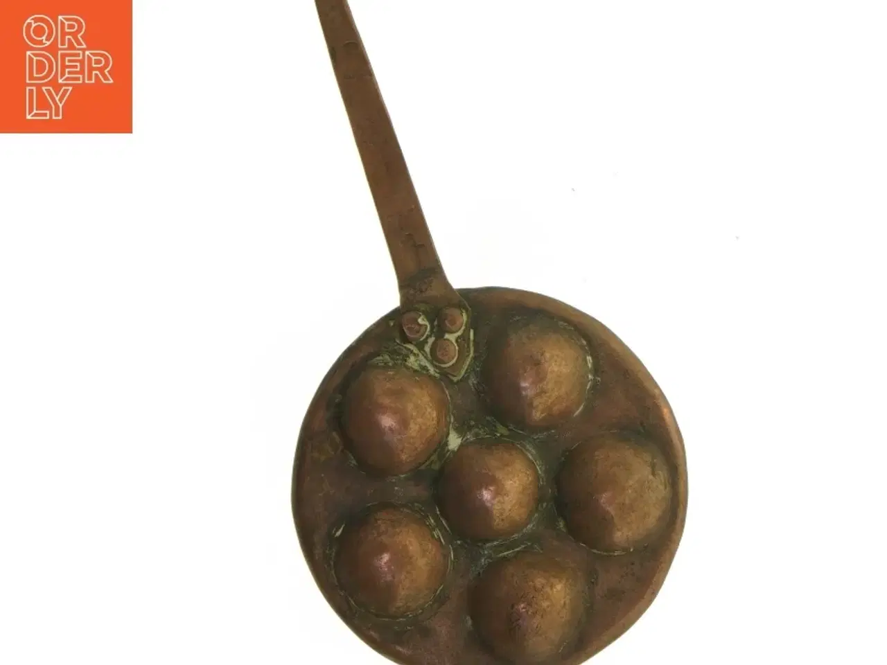 Billede 6 - Gammel kobber æbleskivepande (str. Ø 11 cm)