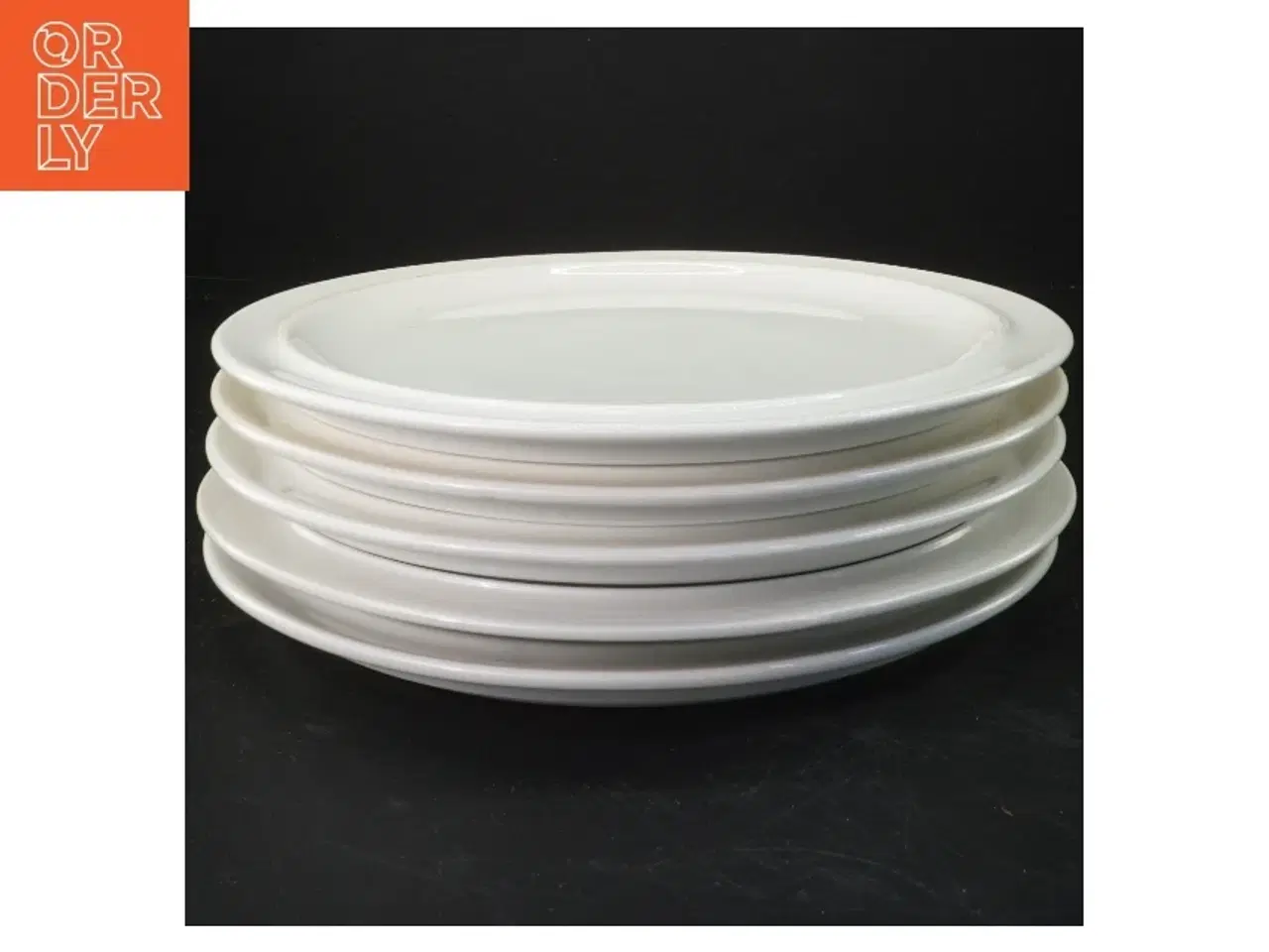 Billede 1 - 4 Royal Copenhagen hvidpot tallerkener  (str. Ø 25 cm)