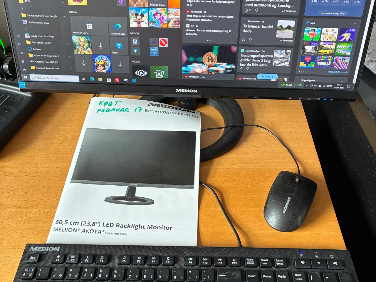 Billede 2 - 60,5 cm (23,8") LED Backlight Monitor