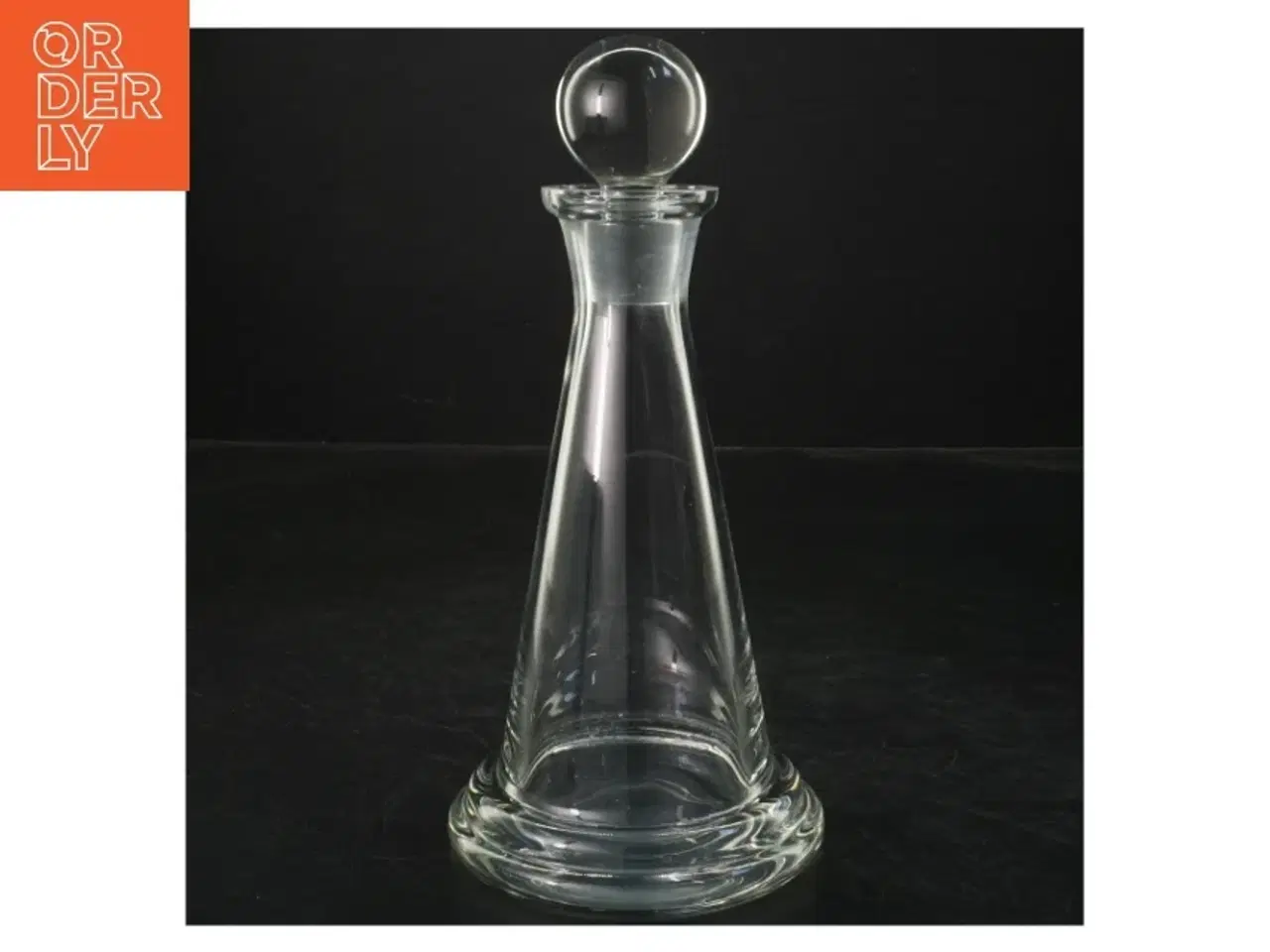 Billede 2 - Glas karaffel med prop (str. 22x10 cm)