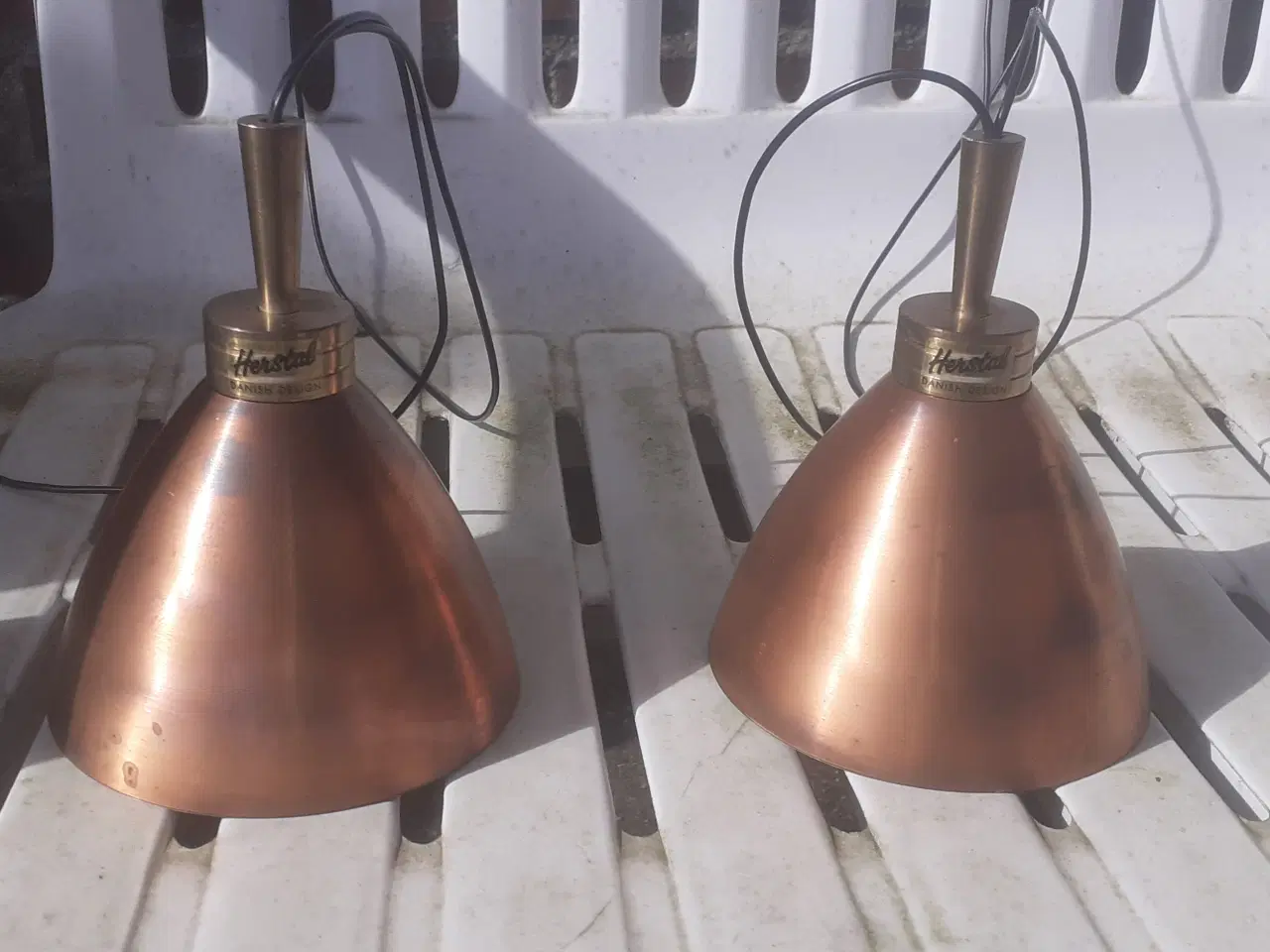 Billede 2 - Herstal, Kobber pendler, Halogen 12Volt - max 20 w