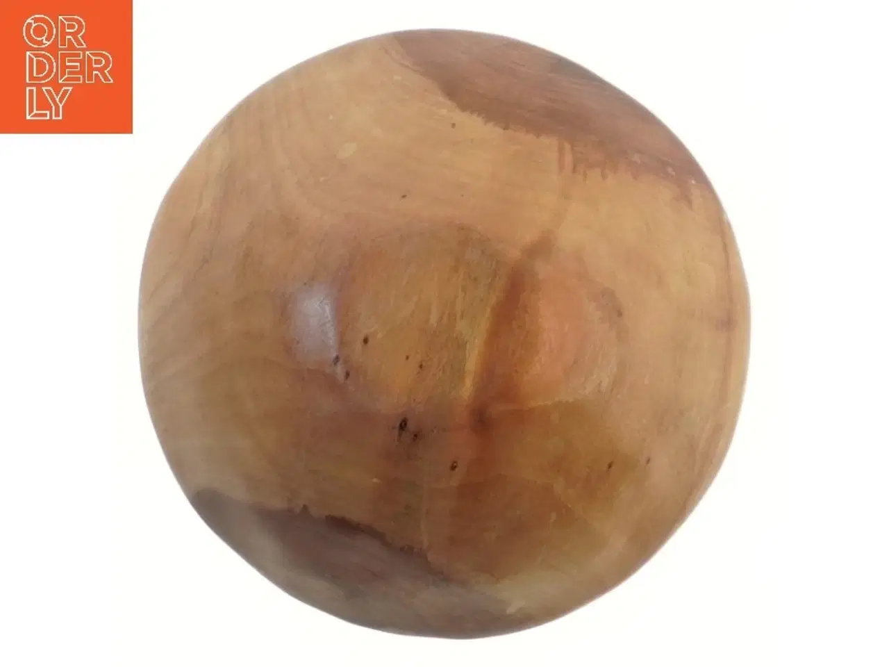 Billede 3 - Dekorativ skål i træ (str. Ø 14 cm)