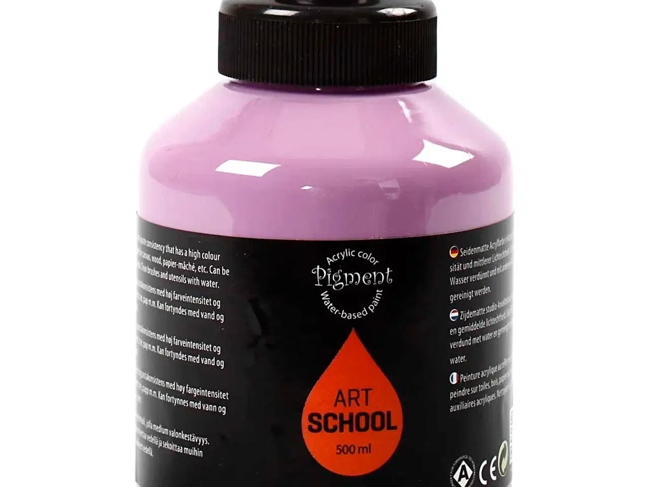 Billede 1 - Art Akrylmaling, halvblank, dækkende, lilla, 500ml/ 1 fl.