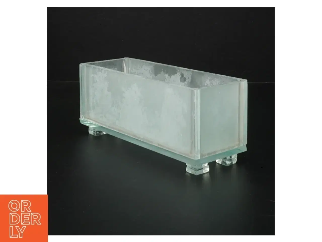 Billede 1 - Glas vase (str. 20. x 7 cm)
