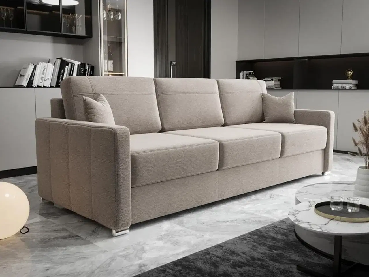 Billede 1 - AVICI SOFA MED SOVEFUNKTION 230CM