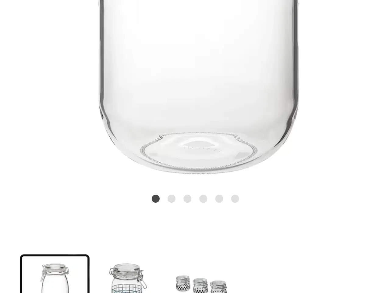 Billede 3 - Nye glaskrukker fra Ikea 