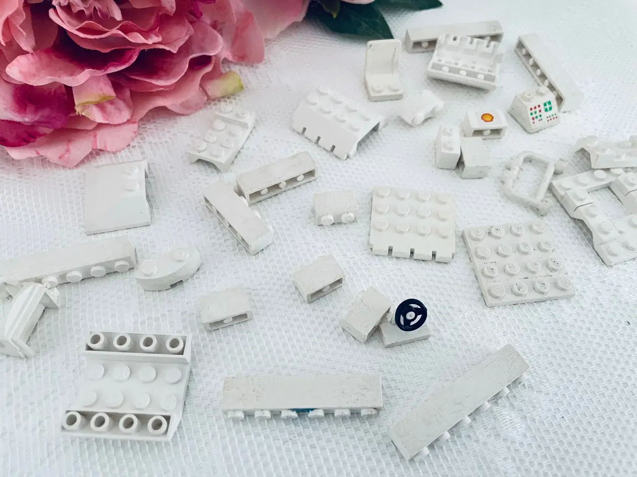 Billede 1 - Lego blandet hvid løsdele 
