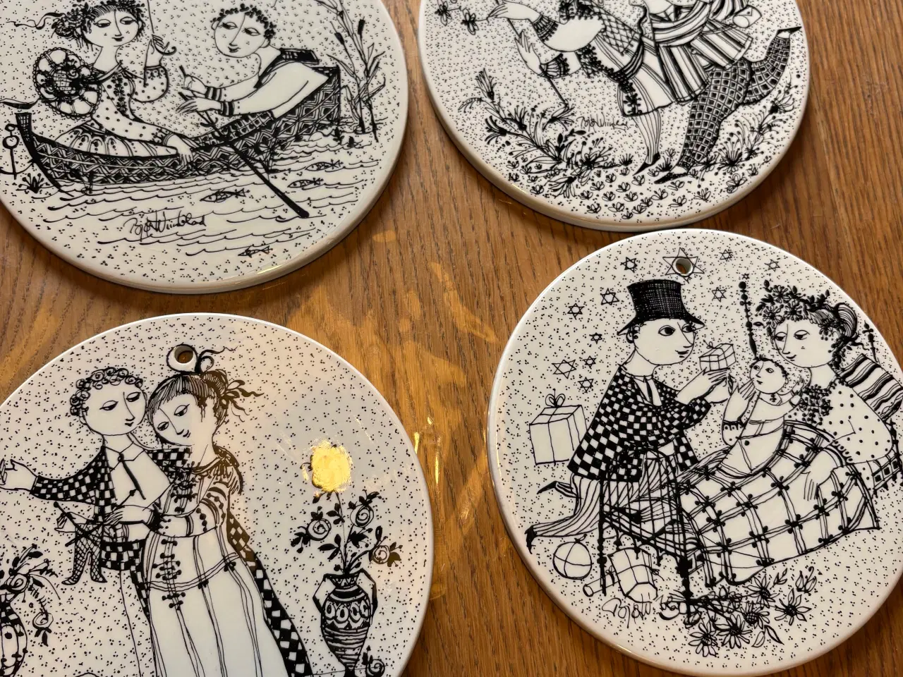 Billede 2 - Wiinblad platter