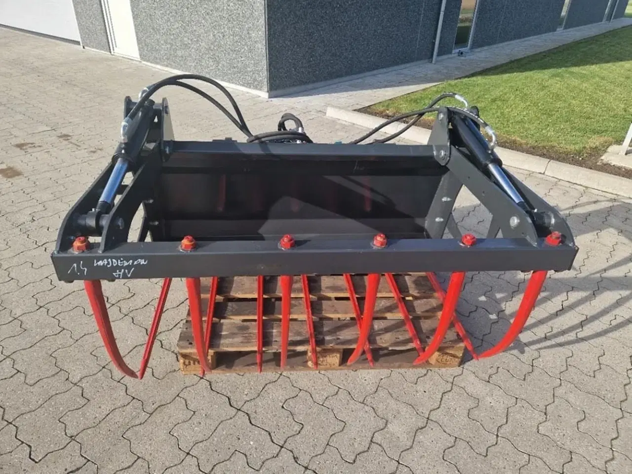 Billede 3 - Metal-Technik Siloklo m. løse tænder, 2 cyl. 100-160 cm.