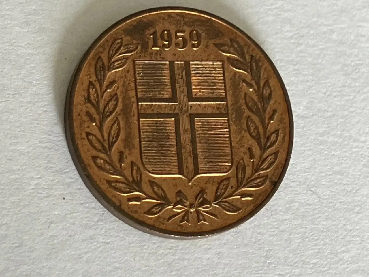 Billede 1 - 5 Aurar Iceland 1959