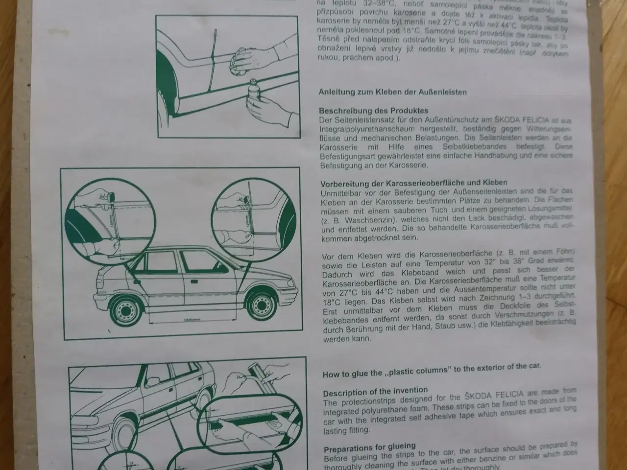 Billede 4 - Sidelister KDA 072 005  Skoda Felicia