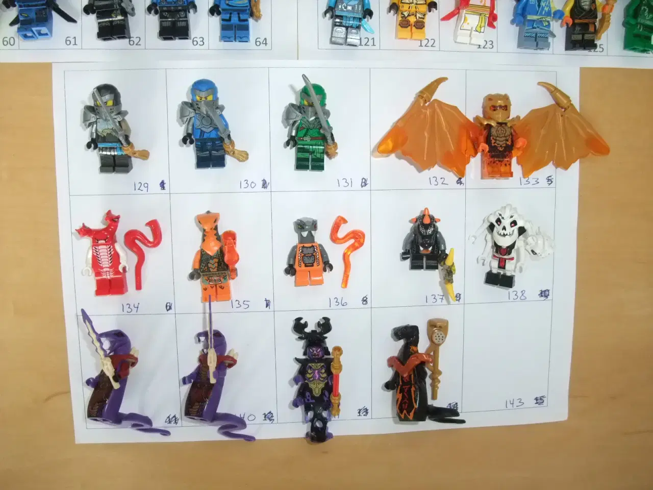 Billede 4 - Lego Ninjago Figurer 