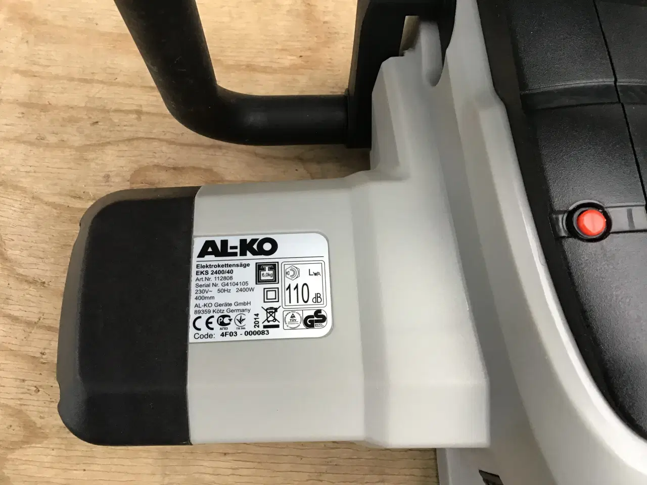 Billede 10 - AL-KO kædesav. 