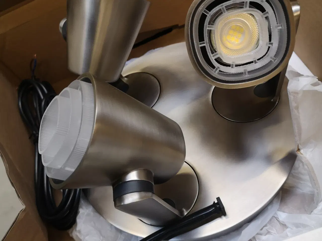 Billede 4 - 2 stk NY MONAZIT LED loftspotlight med 3 spots