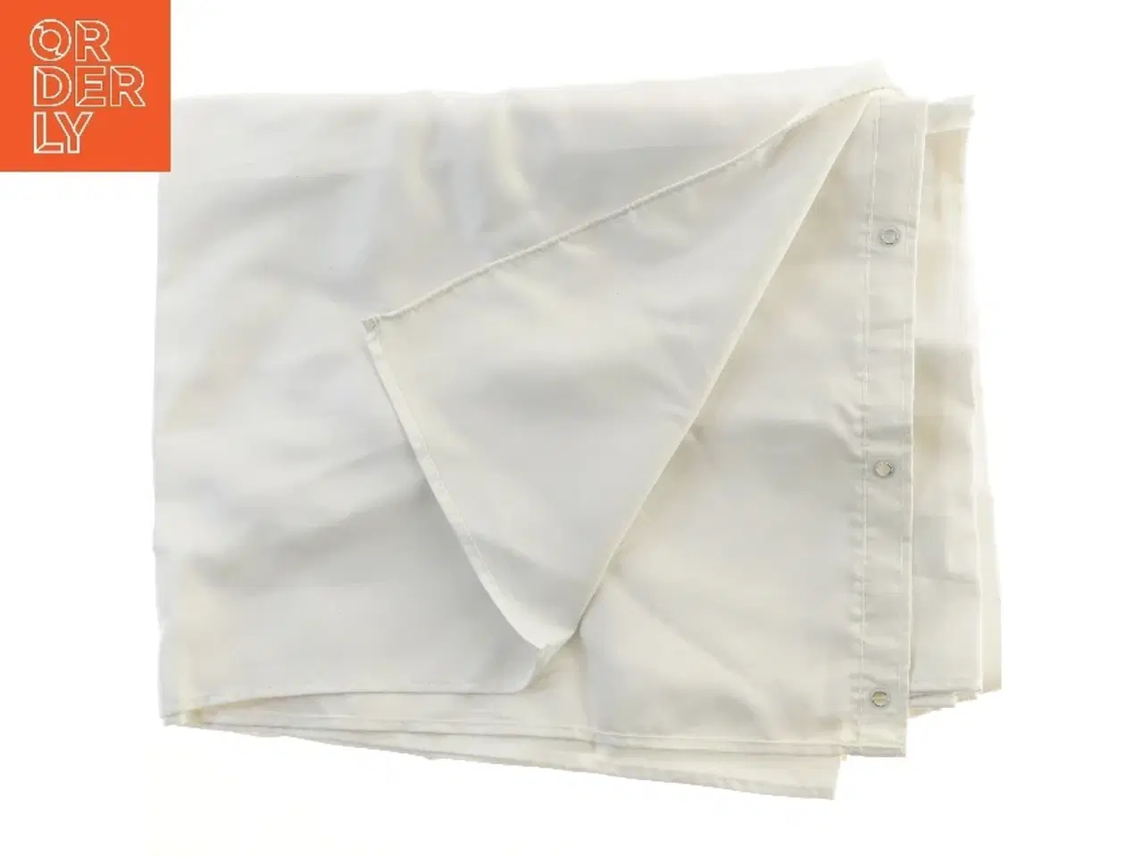 Billede 2 - Hvidt bruseforhæng/badeforhæng 180x200 cm (str. 180x200 cm)