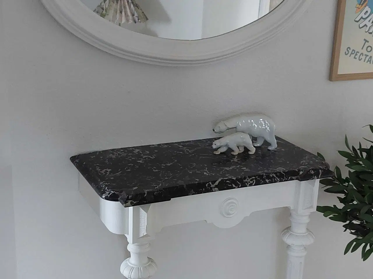 Billede 1 - Antikt entre' møbel med spejl !! 