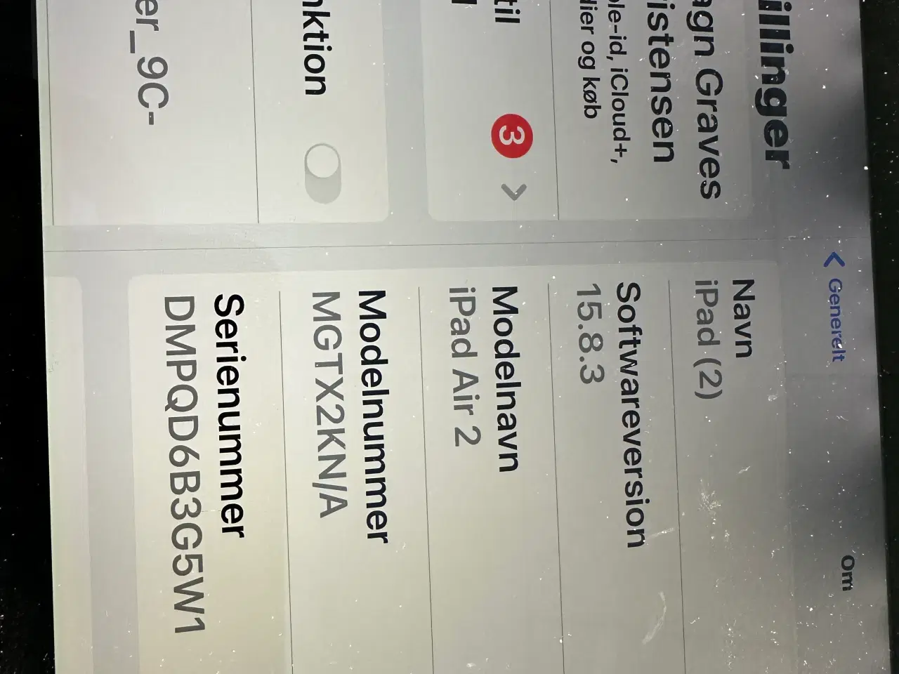 Billede 2 - IPAD AIR 2 sort