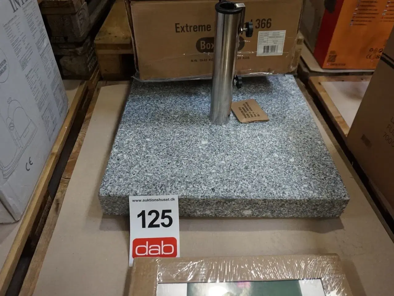 Billede 4 - Rio Grande parasolfod grå granit - 60 kg