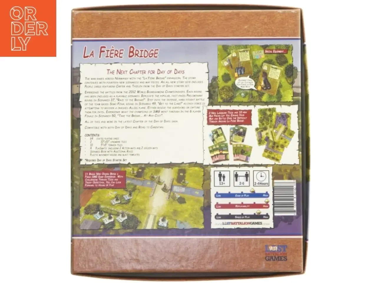 Billede 3 - Sergeant&#39;s Miniatures Game: La Fiére Bridge Expansion fra Lbg (str. 31,5x27,5 cm)