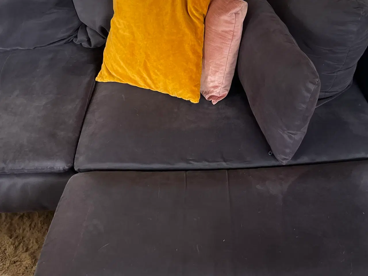 Billede 2 - IKEA SÖDERHAMN modulsofa m. chaiselong – mørkegrå 