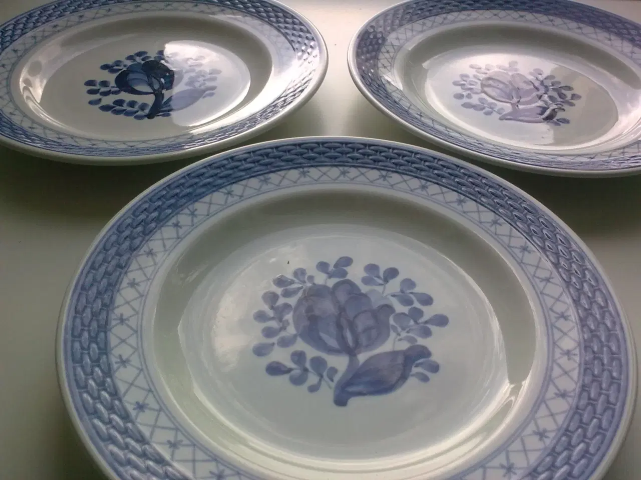 Billede 7 - Aluminia Danmark Tranquebar 6 x dessert sæt