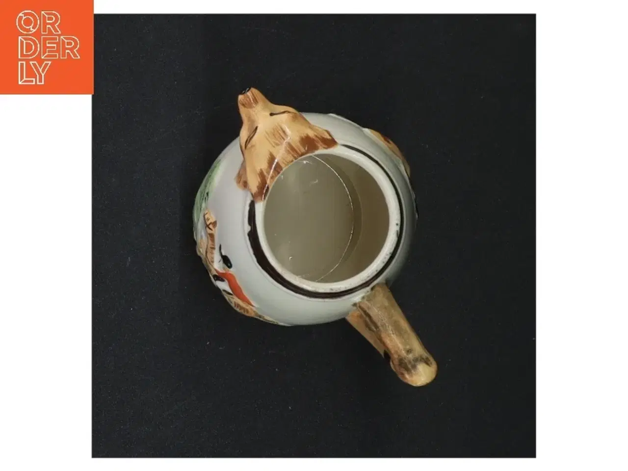 Billede 2 - Keramik kande formet som en ræv (str. 8,5 x 9 x 6 cm)