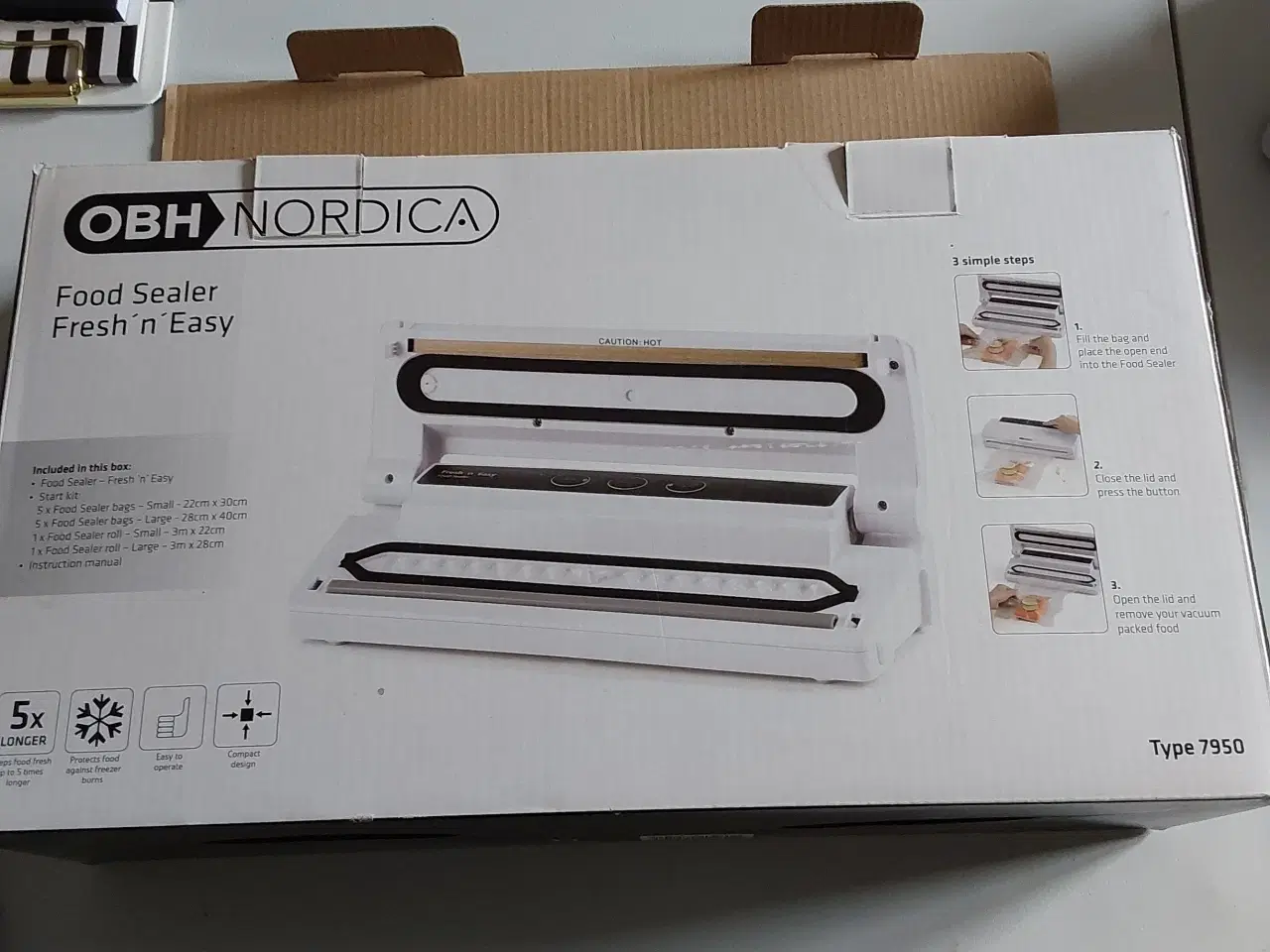 Billede 7 - OBH NORDICA food sealer fresh'n'easy vakuum svejse