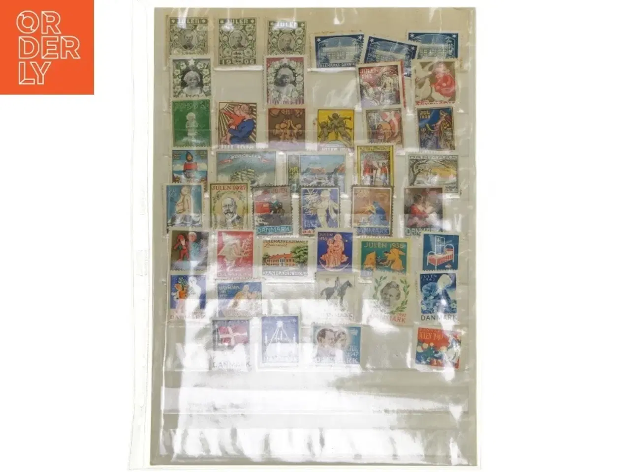 Billede 1 - Samling af danske julemærker