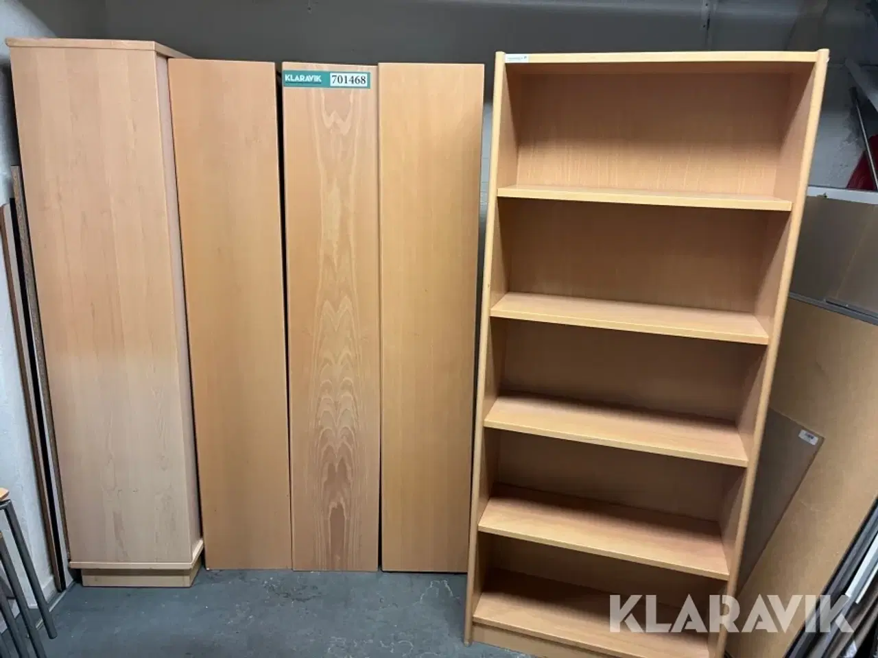 Billede 1 - Reoler Fyrens kontorteknik 5 styk 185x80