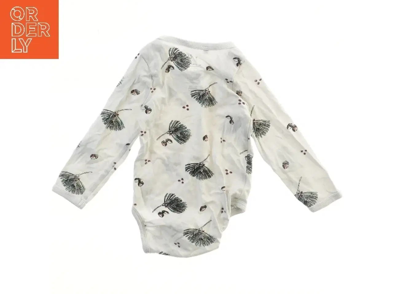 Billede 2 - Hvid bodystocking med naturprint fra VRS (str. 62)