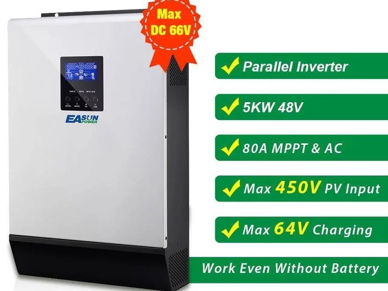 Billede 1 - Hybrid Inverter Easun Isolar SM II Offgrid 