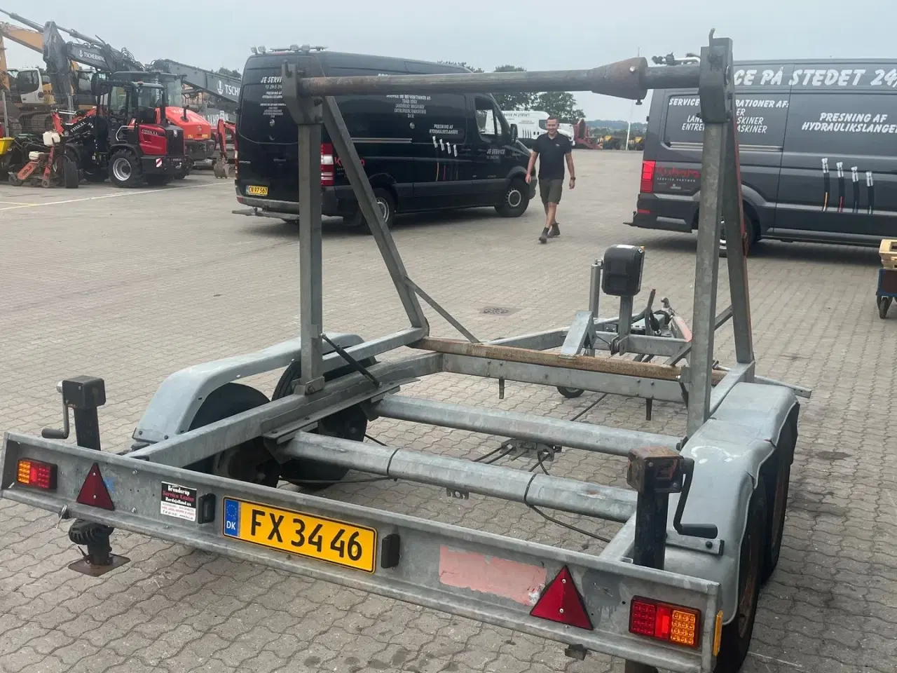 Billede 3 - PHV kabeltrailer  3500kg kabeltrailer Skal IKKE synes.