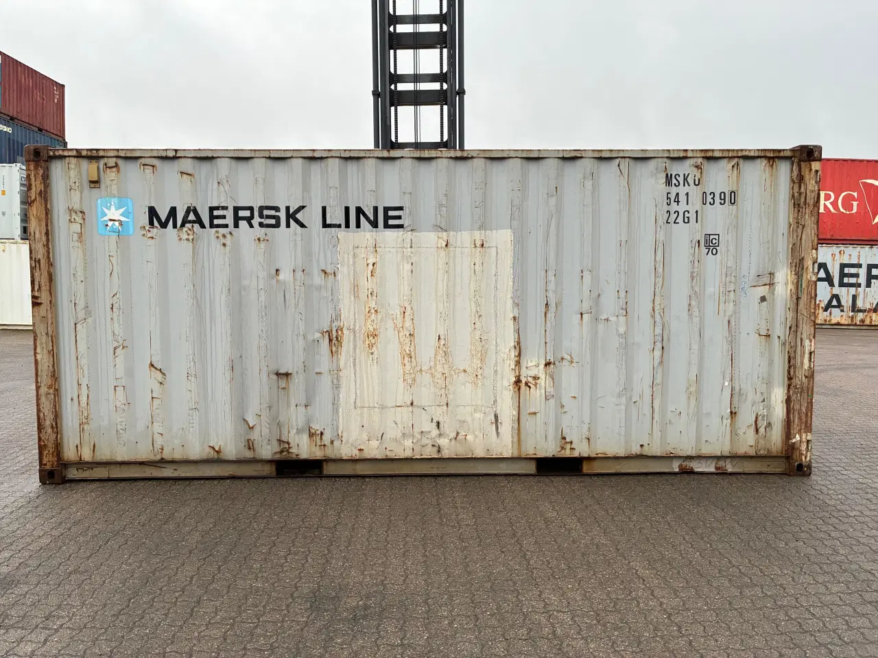 Billede 5 - 20 fods Container- ID: MSKU 541039-0