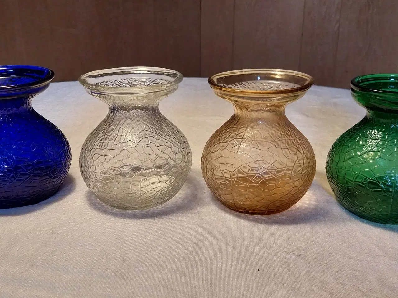 Billede 1 - 4 Hyacintglas fra Fyns Glasværk