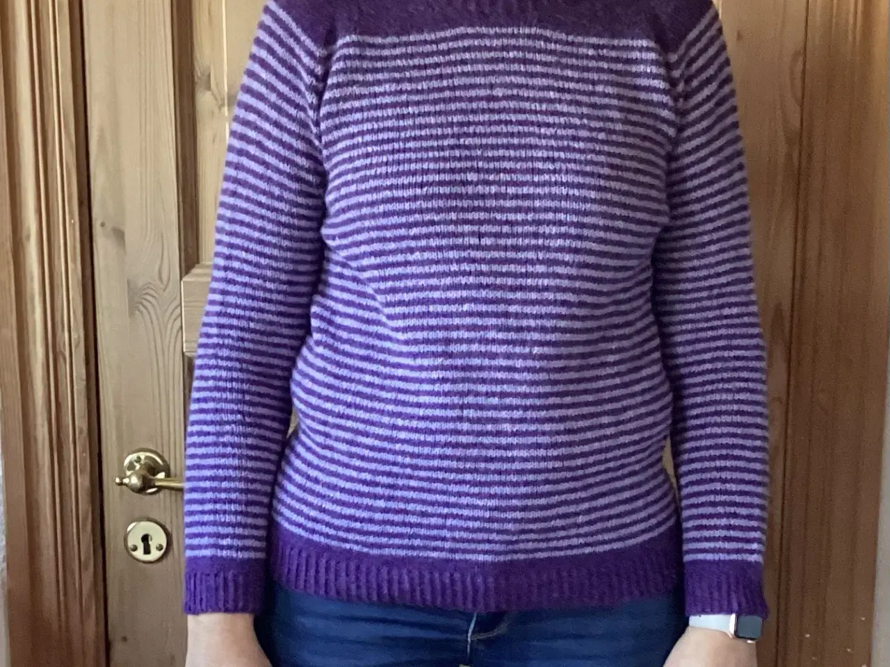 Billede 1 - Ubrugt Håndstrikket trøje i 100% uld str. M