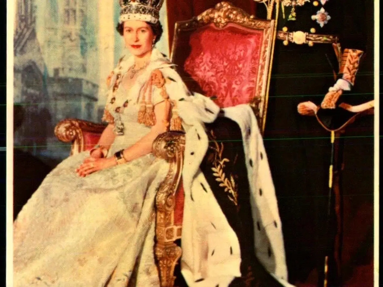 Billede 1 - Coronation - Dronning Elizabeth  II - Prince Philip - Ubrugt