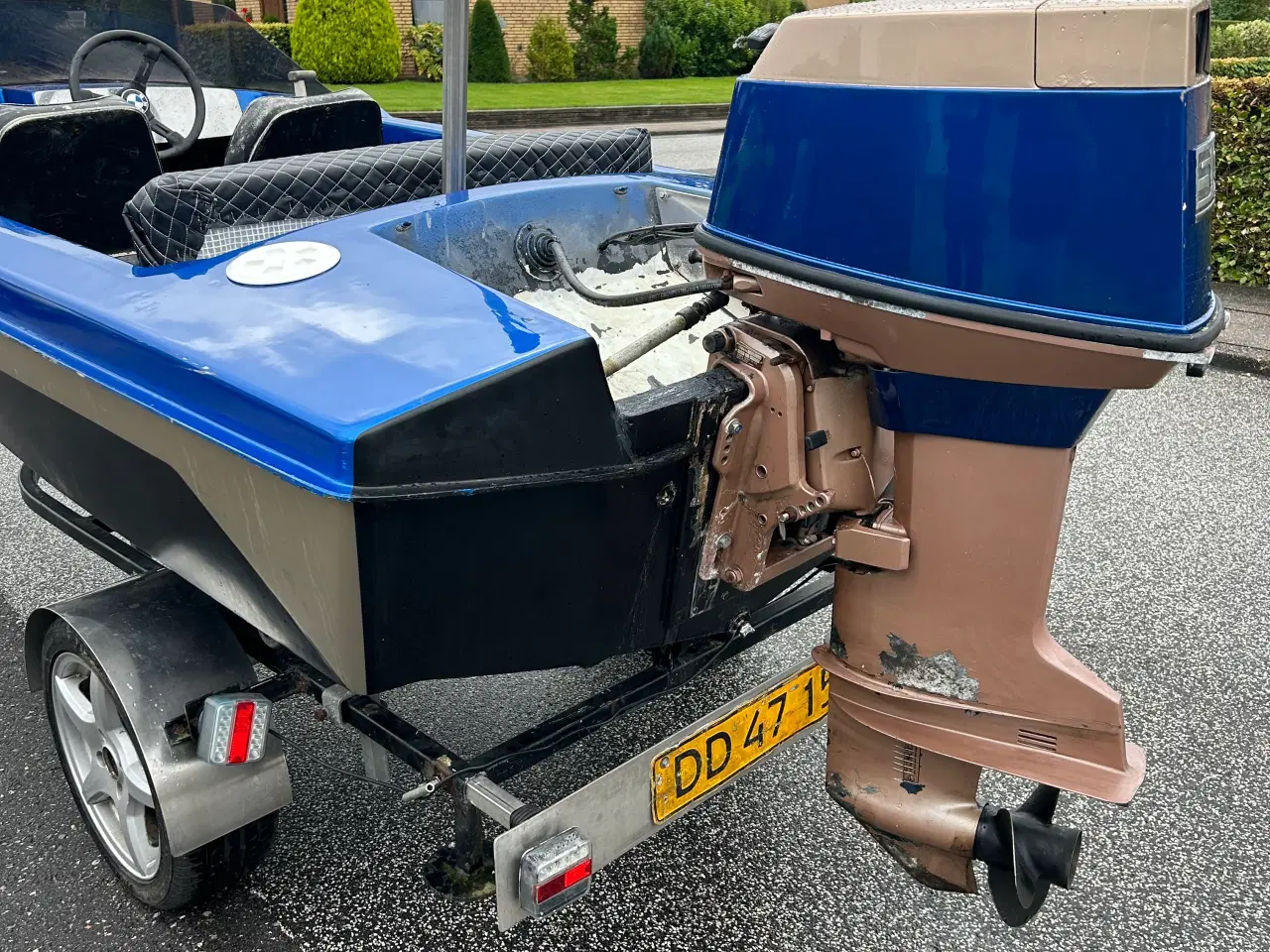 Billede 2 - Speedbåd med trailer og 50 hk Yamaha  bud modtages