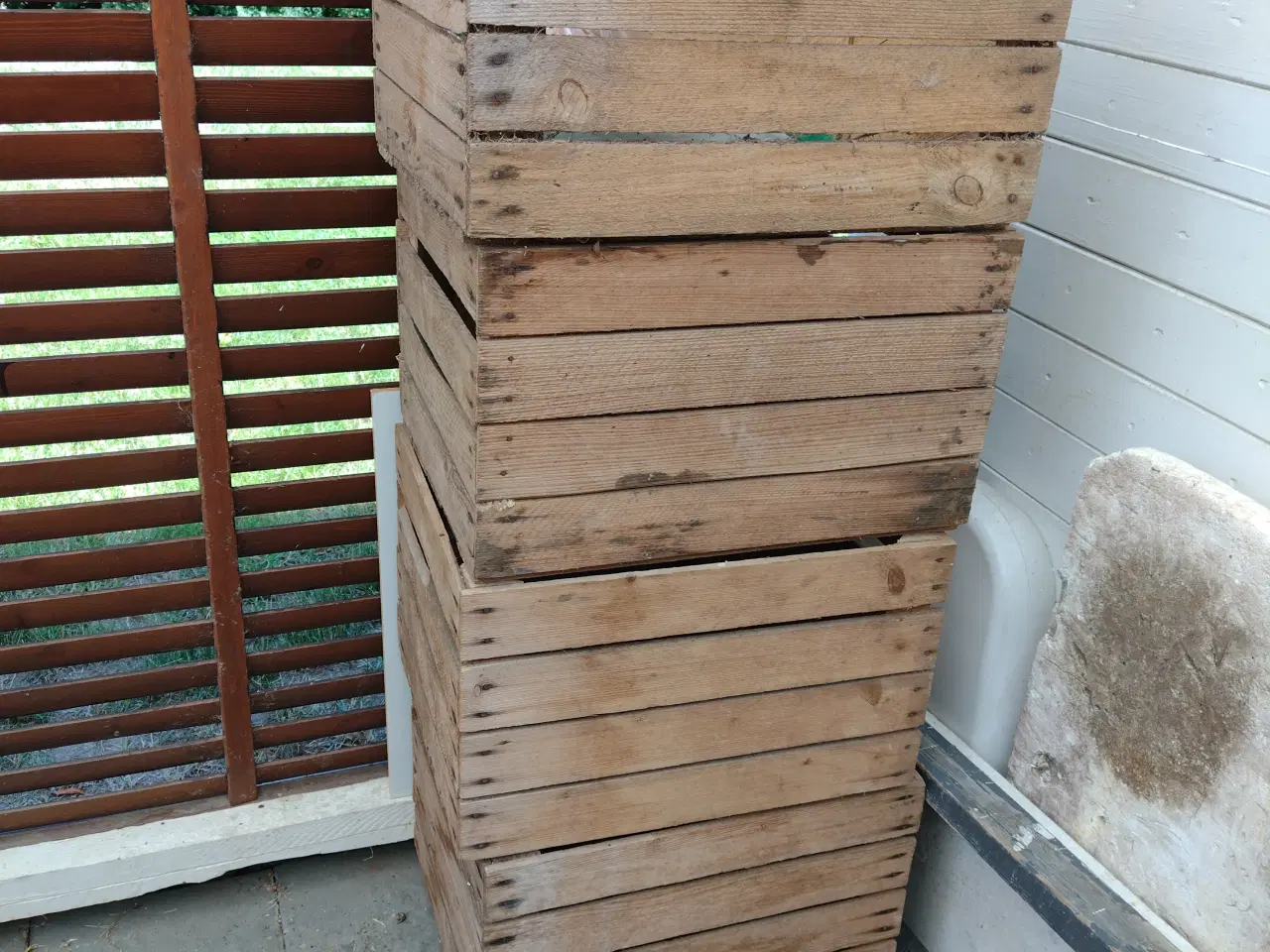 Billede 1 - Æblekasser i træ.