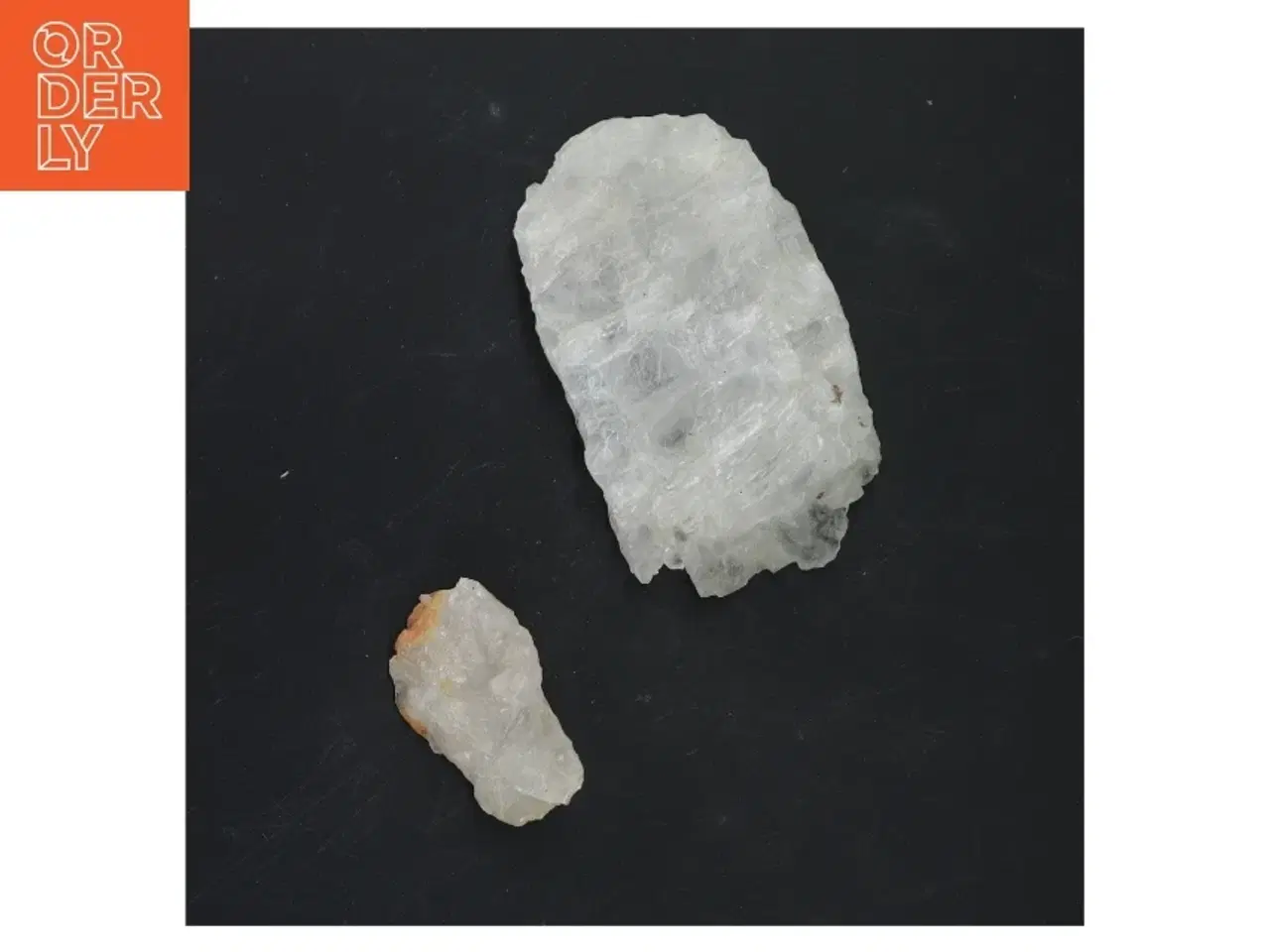 Billede 2 - To krystalstykker (str. 11 cm og 6 cm)