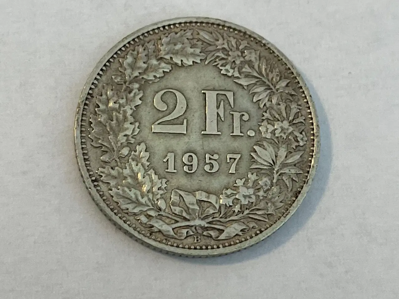 Billede 1 - 2 Francs Switzerland 1957