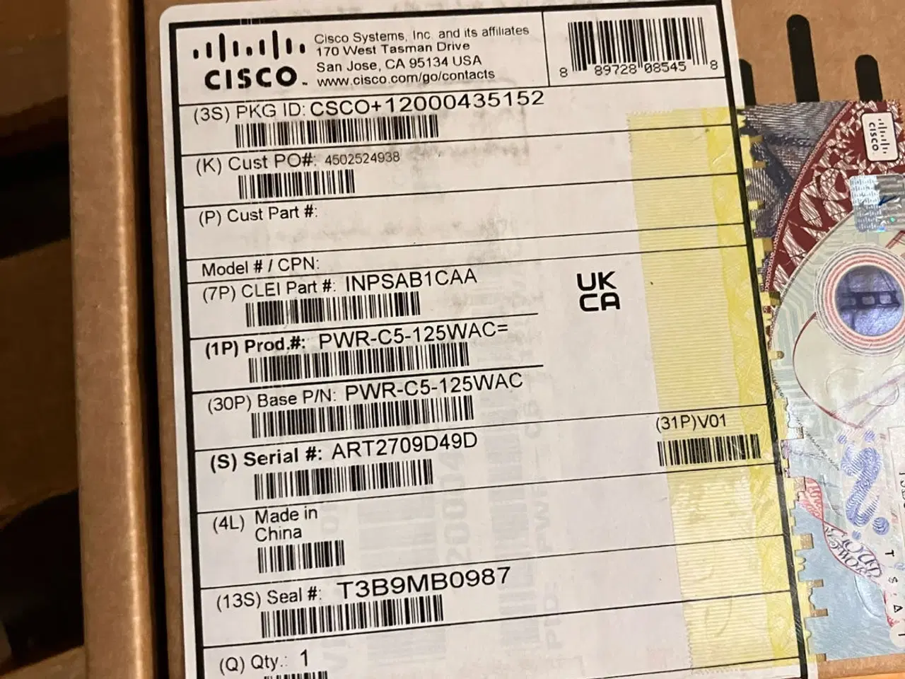 Billede 2 - Cisco netværksswitch