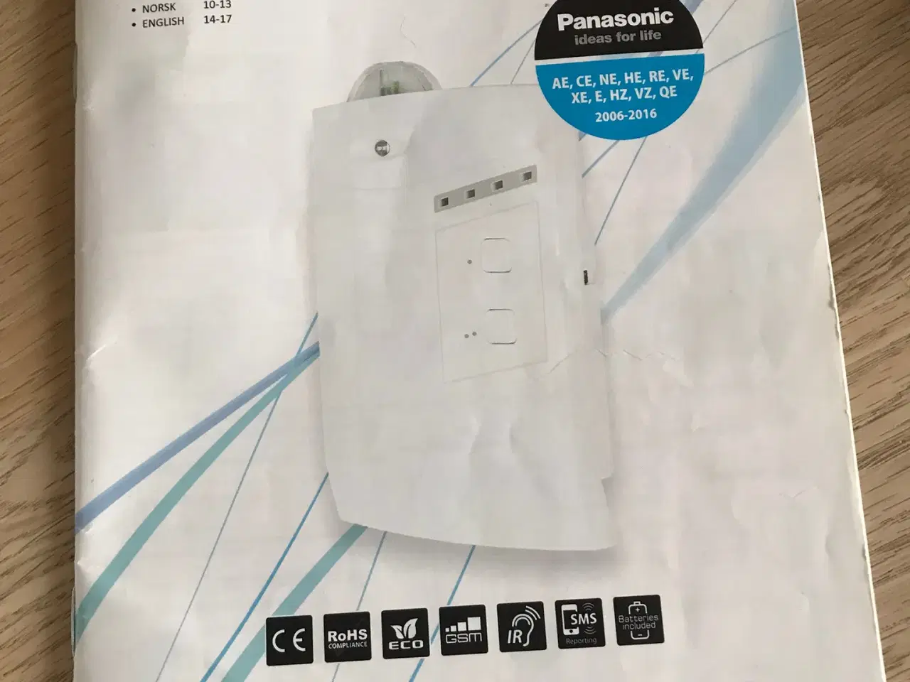 Billede 1 - Fjernbetjening til Panasonic varmepumpe