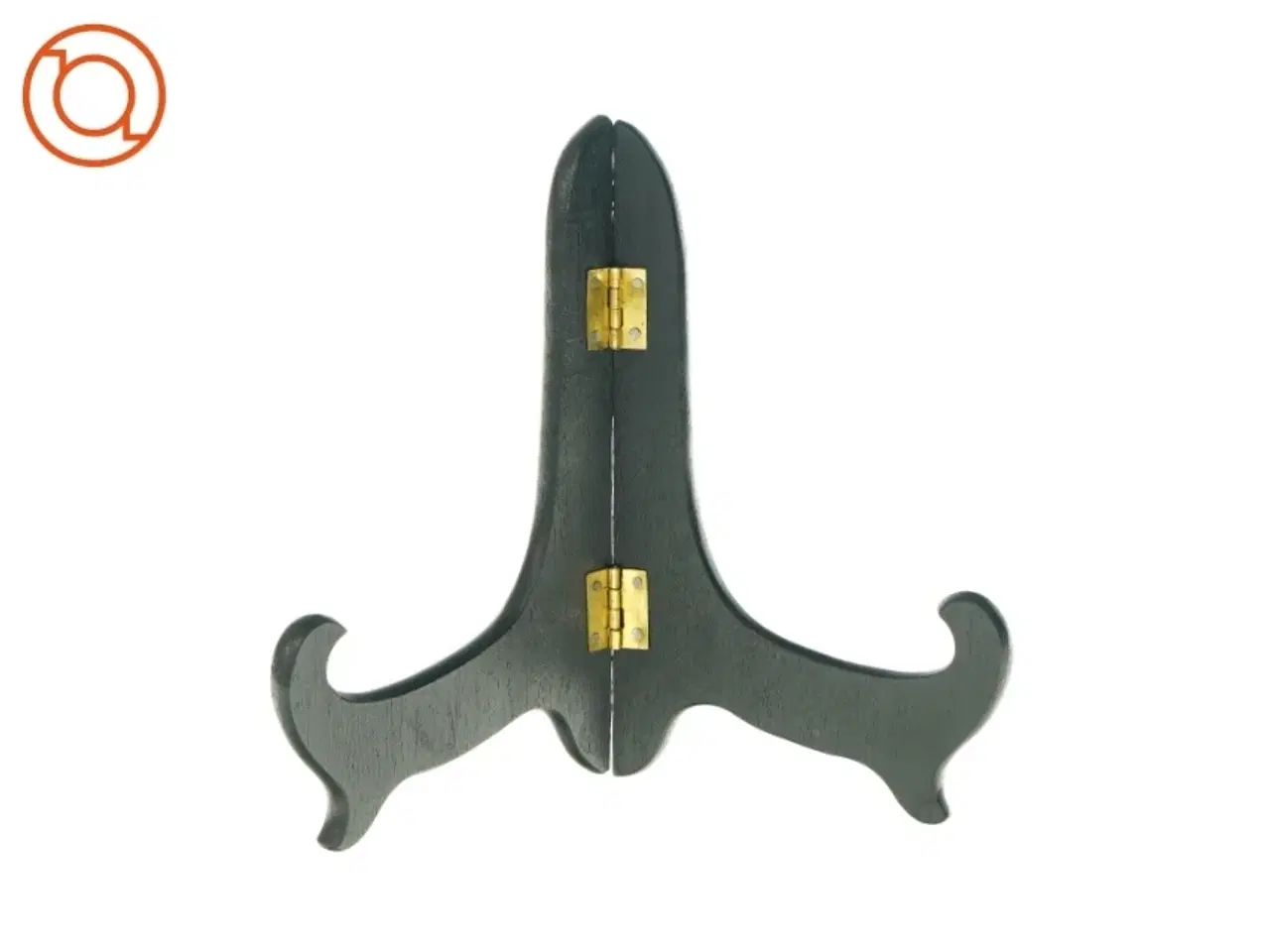 Billede 1 - Bog/tallerken udstillings holder (str. LBH: 16x10x16 cm)