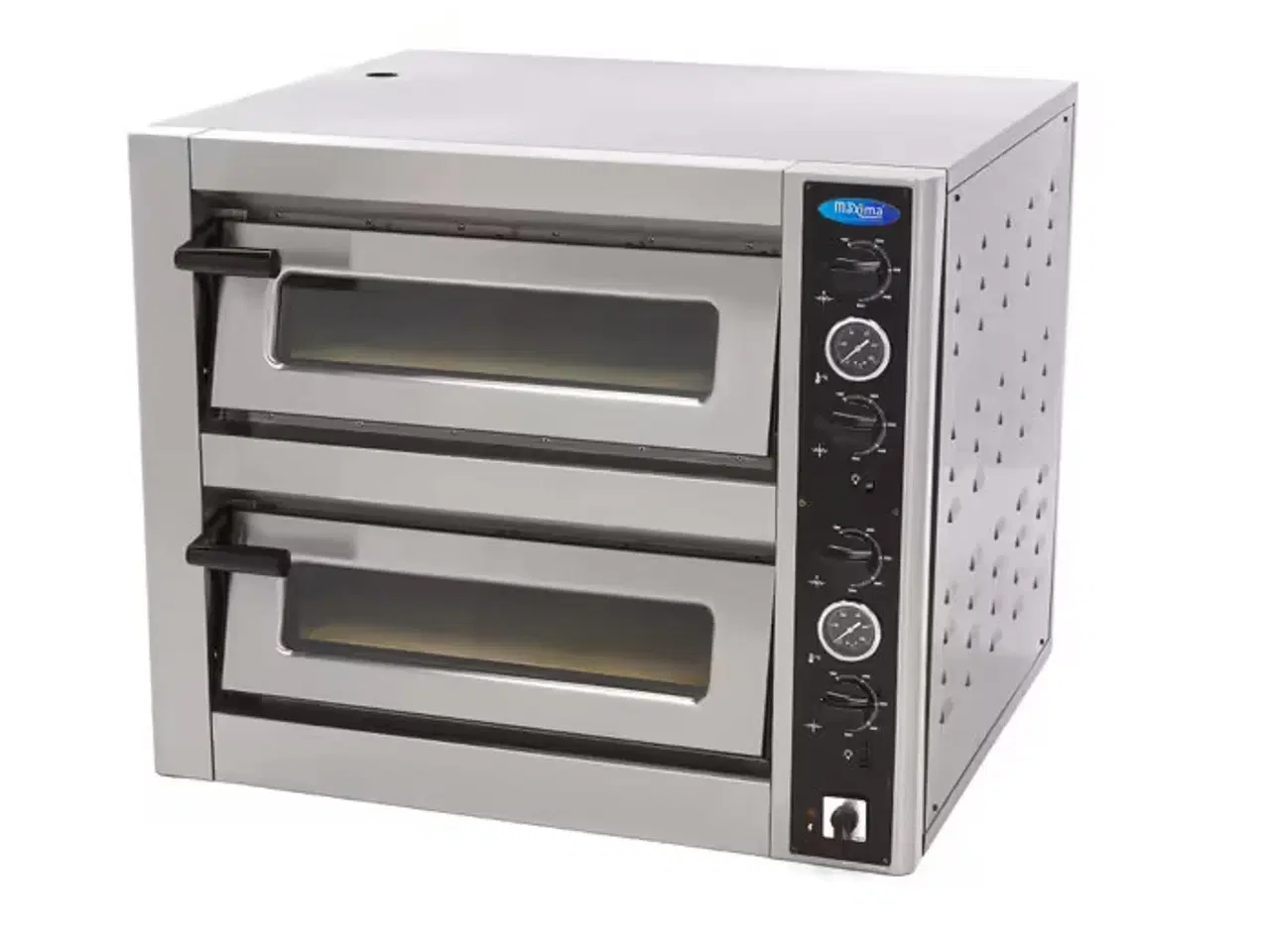 Billede 1 - Deluxe Pizzaovn 4 + 4 x 30 cm – 400V