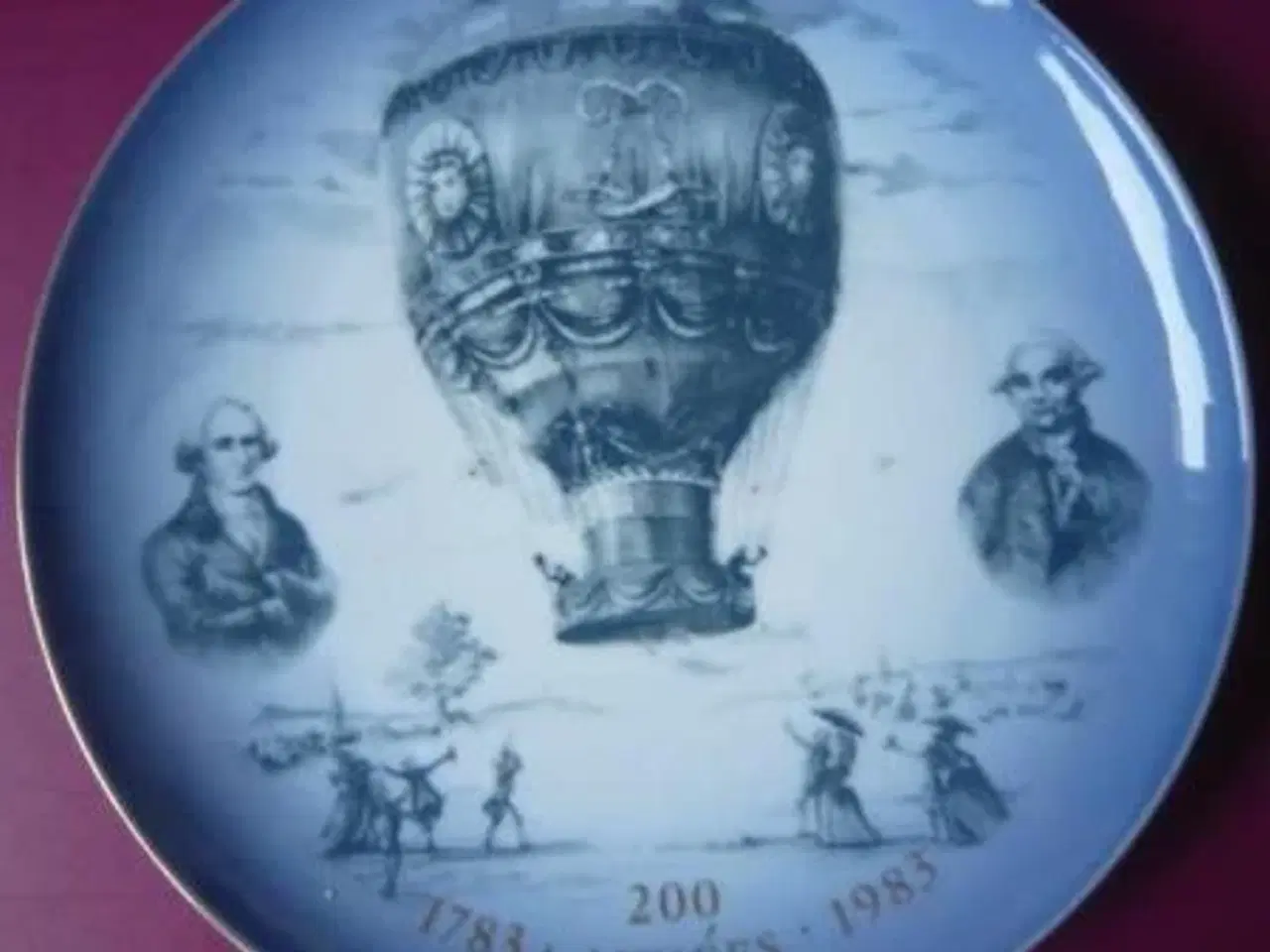 Billede 1 - B & G - Jubilæum platte - Mongolfier ballon
