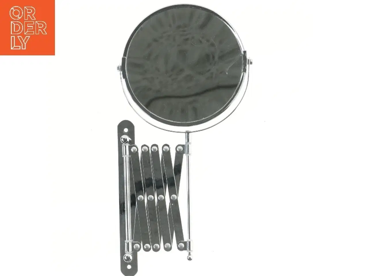 Billede 2 - Udtrækkeligt vægspejl med krom finish fra Wenko (str. 36x19 cm)