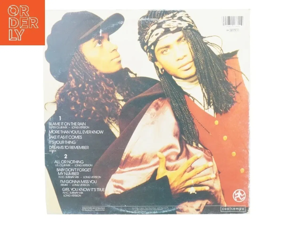 Billede 3 - Milli vanilli fra Kul Tempo (str. En 30 cm)