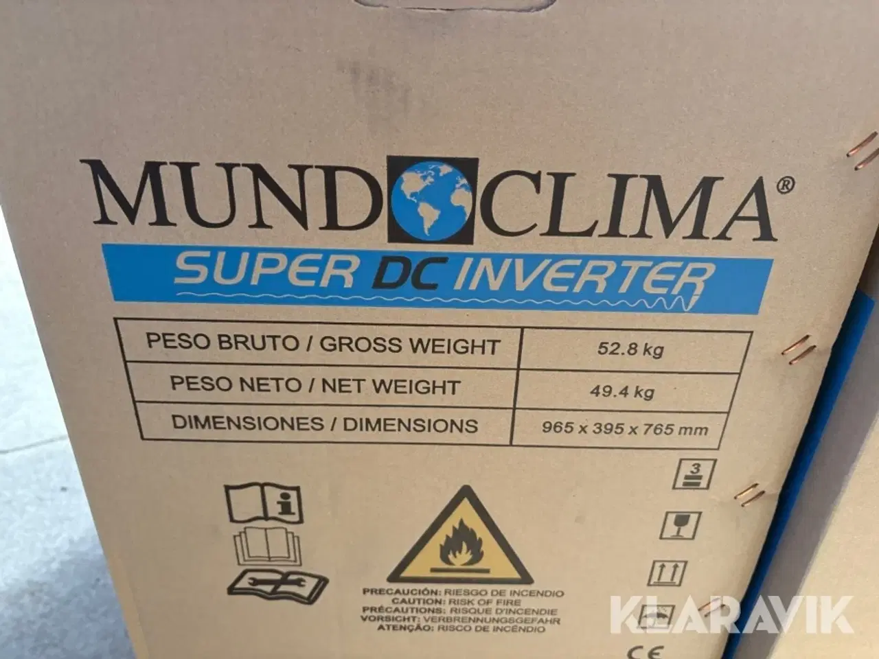 Billede 11 - Luft til luft varmepumpe MundClima MUCSR-24-H9