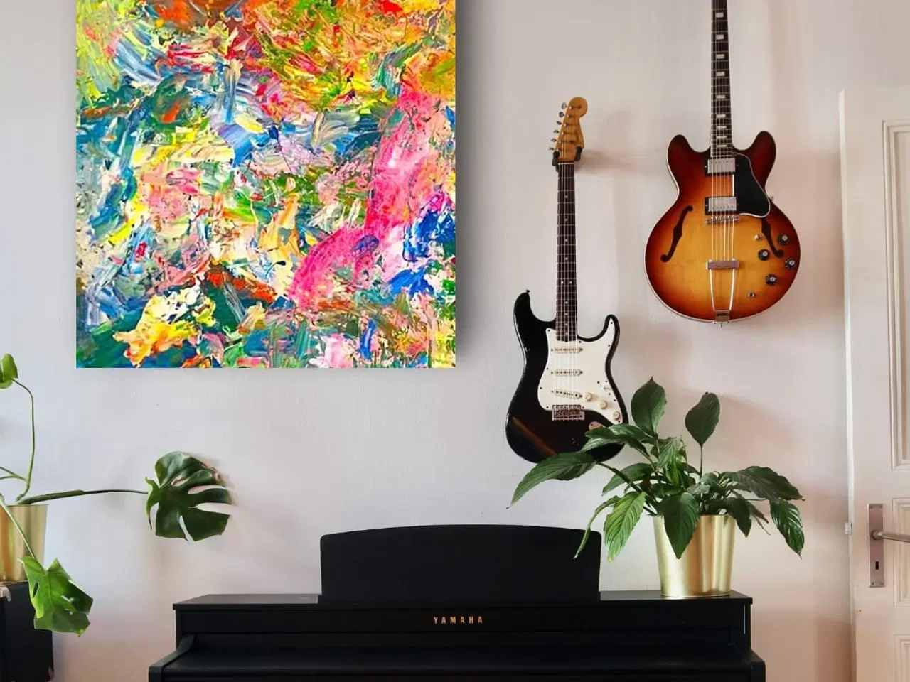 Billede 1 - Maleri abstrakt acryl