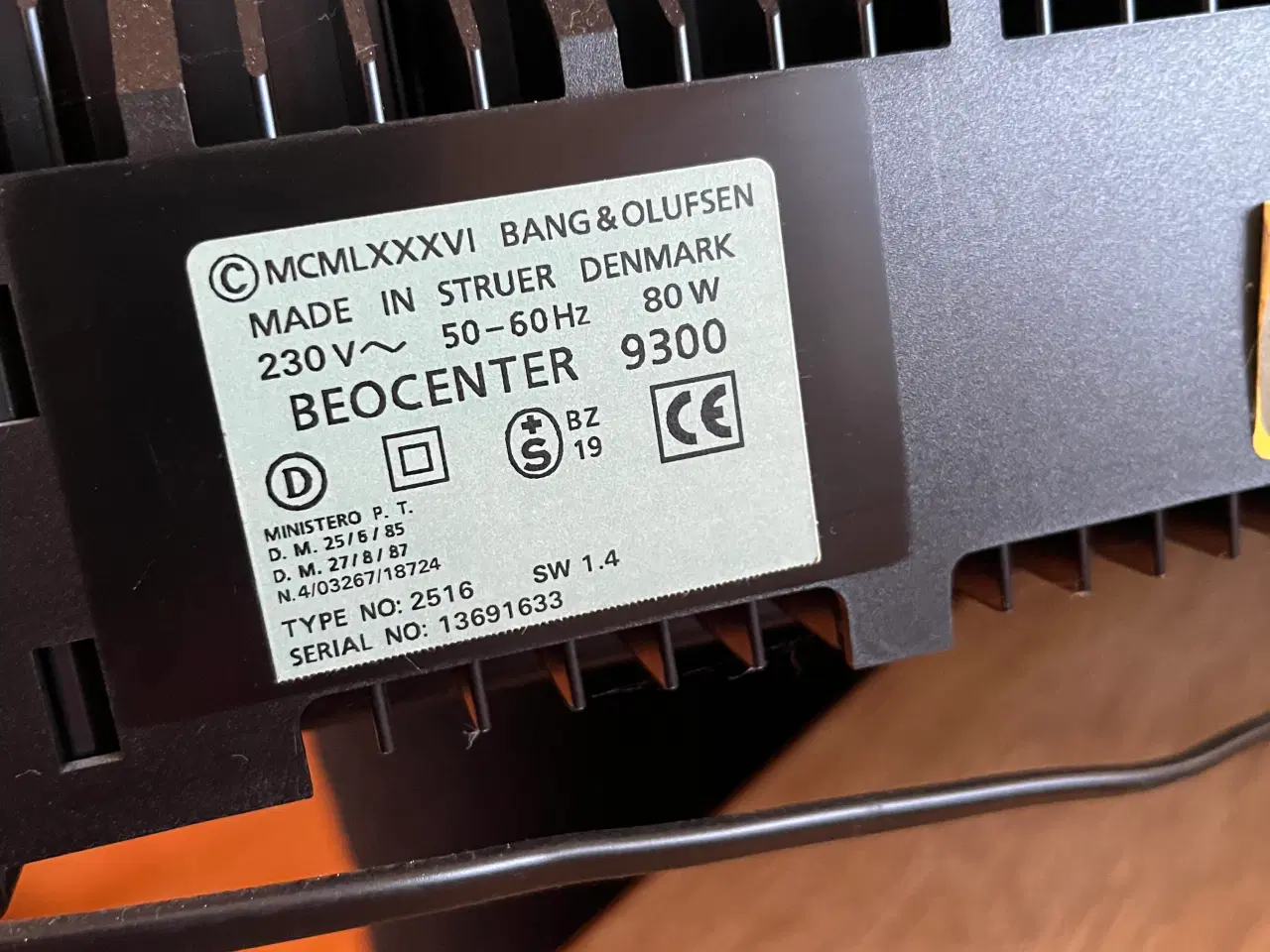 Billede 4 - Bang & Olufsen Beocenter 9300 inkl. to højtalere